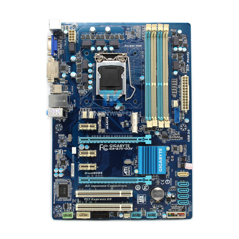Gigabyte GA-B75-D3V 32GB Motherboard LGA 1155 DDR3 B75-D3V Mainb - zum Schließen ins Bild klicken